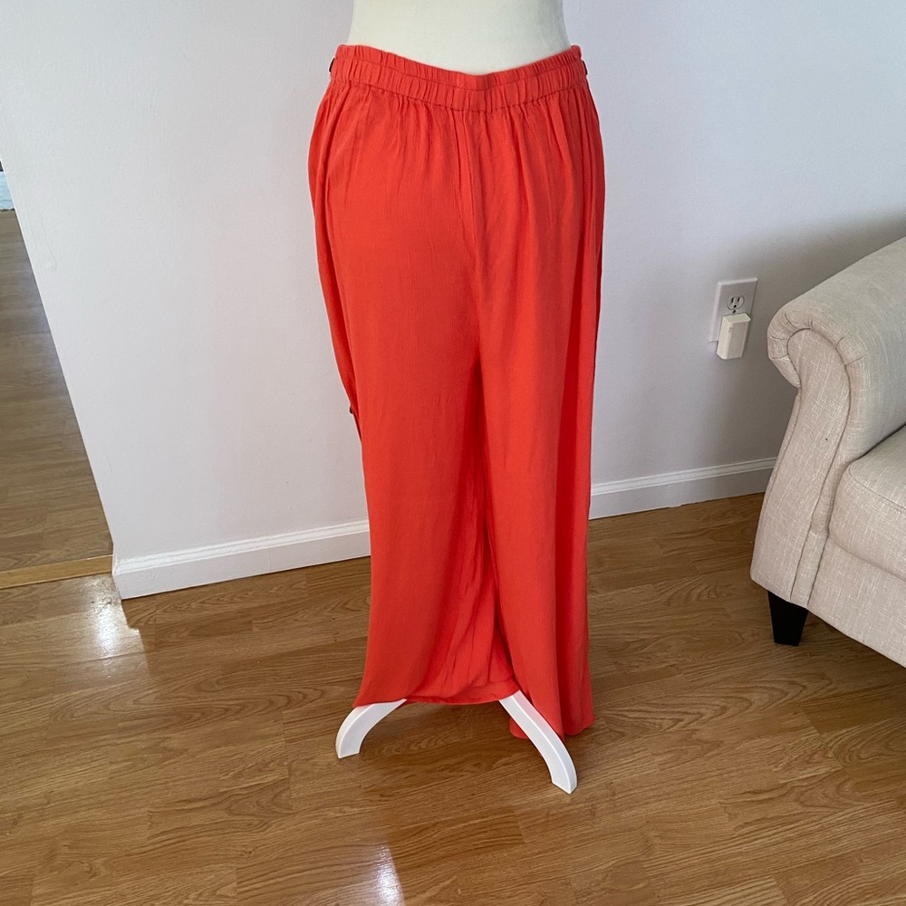WOMEN’S ORANGE COVER UP PANTS SIZE M - Picture 6 of 6